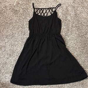 Studio Y Elegant Black Backless Dress